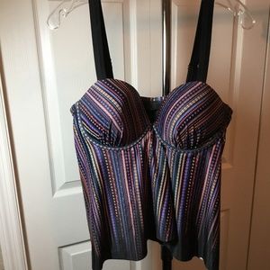 SWIMSUITS FOR ALL ~SZ. 12 TANKINI TOP